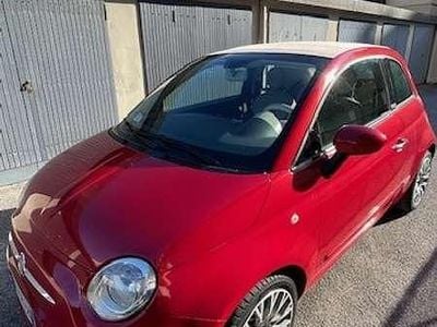 Usata Fiat 500C Lounge 86 CV (63 kW) 2010 Rosso Cabrio