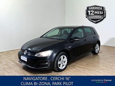 Usata VW Golf VII Highline 110 CV (80 kW) 2015 Nero Utilitaria