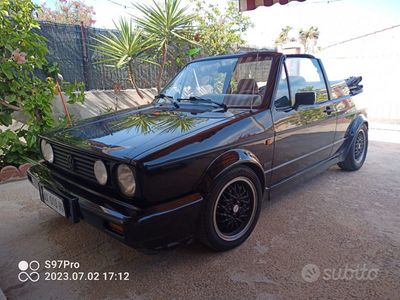 Usata VW Golf Cabriolet Sportline 98 CV (72 kW) 1993 Nero Cabrio