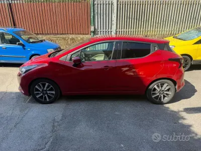 Usata Nissan Micra N-Connecta 90 CV (66 kW) 2017 Rosso Utilitaria
