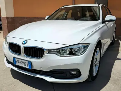 Begagnad BMW 316 Luxury Line 116 HK (85 kW) 2018 Vit Kombi