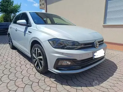 Usata VW Polo R-line 95 CV (69 kW) 2018 Grigio Utilitaria