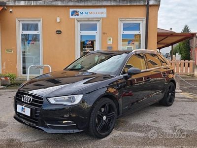 Usata Audi A3 Attraction 110 CV (80 kW) 2014 Nero Berlina