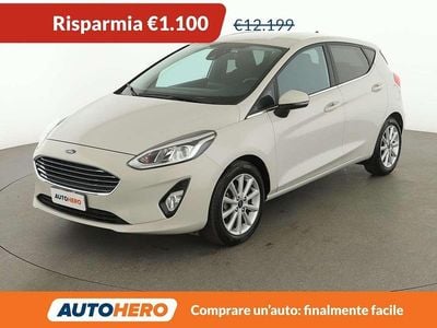 Usata Ford Fiesta Titanium 86 CV (63 kW) 2019 Bianco Utilitaria