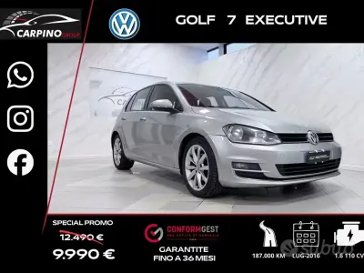 Usata VW Golf VII Executive 150 CV (110 kW) 2016 Grigio Berlina