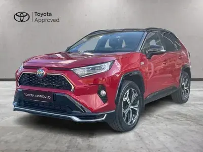 Usata Toyota RAV4 Hybrid Style 306 CV (225 kW) 2021 Rosso SUV