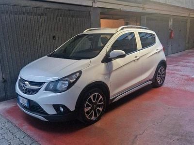Usata Opel Karl Rocks 73 CV (53 kW) 2018 Bianco Utilitaria