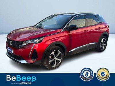 Rosso metallizzato Usata 2021 Peugeot 3008 Allure SUV | 17.400 € (Buon prezzo)