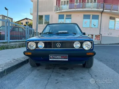Usata VW Golf Cabriolet 73 CV (53 kW) 1986 Blu Cabrio