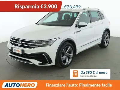 Usata VW Tiguan R-line 150 CV (110 kW) 2021 Bianco SUV