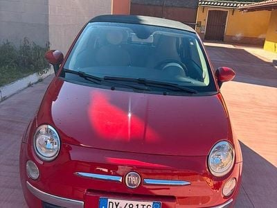 Usata Fiat 500 2009 Rosso Cabrio