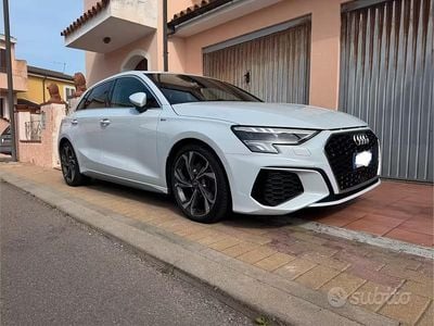 Usata Audi A3 S-Line 150 CV (110 kW) 2020 Bianco Berlina