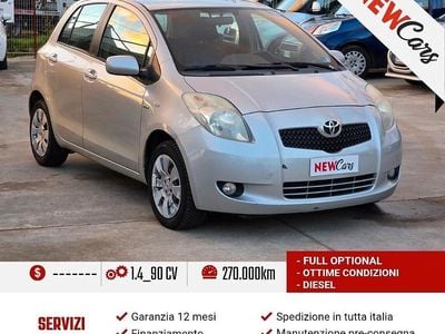 Usata Toyota Yaris 90 CV (66 kW) 2008 Argento Utilitaria
