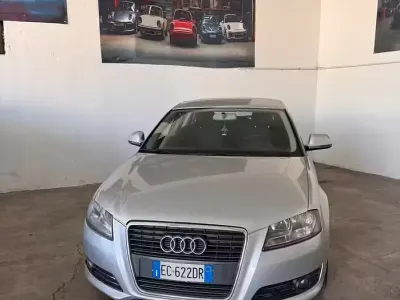 Usata Audi A3 Ambition 90 CV (66 kW) 2010 Grigio Utilitaria