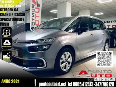 Usata Citroën C4 SpaceTourer Shine 131 CV (96 kW) 2021 Grigio Monovolume