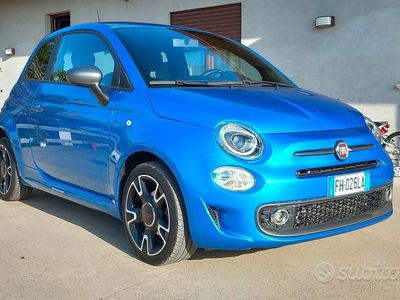 Usata Fiat 500S 95 CV (69 kW) 2017 Blu Berlina