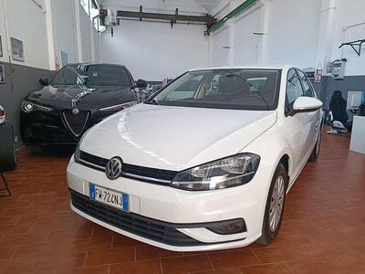 Usata VW Golf VII Trendline 86 CV (63 kW) 2019 Bianco Berlina
