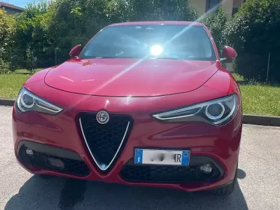 Usata Alfa Romeo Stelvio 210 CV (154 kW) 2018 Rosso SUV