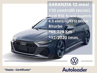 Usata Audi RS6 Comfort 600 CV (441 kW) 2020 Grigio Station wagon
