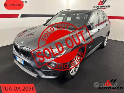 Usata BMW X1 Sport Line 150 CV (110 kW) 2017 Grigio SUV