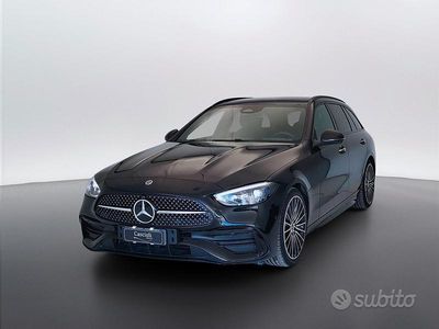 Usata Mercedes C220 AMG line 200 CV (147 kW) 2025 Nero ossidania Station wagon