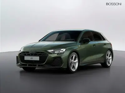 Usata Audi A3 S-Line 150 CV (110 kW) 2025 Verde Berlina