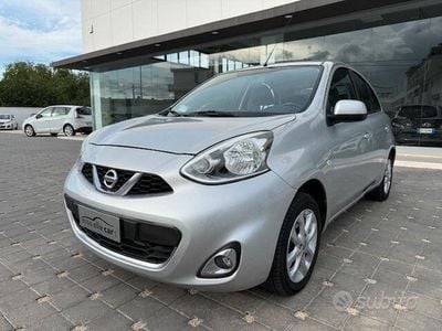 Usata Nissan Micra Acenta 80 CV (58 kW) 2014 Argento Utilitaria