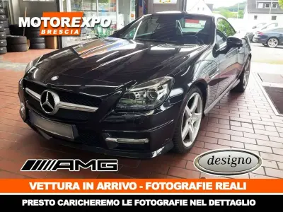 Usata Mercedes SLK250 AMG line 204 CV (150 kW) 2011 Designo black Cabrio