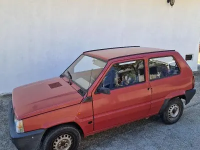 Usata Fiat Panda Young 54 CV (39 kW) 2002 Rosso Utilitaria