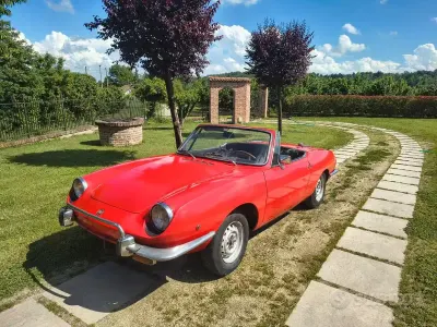 Usata Fiat 850 Sport 1970 Rosso Cabrio