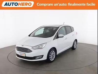 Usata Ford C-MAX Titanium 120 CV (88 kW) 2018 Bianco Monovolume