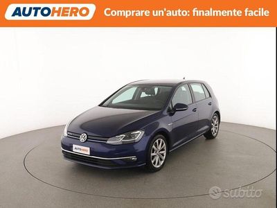 Usata VW Golf VII Highline 130 CV (95 kW) 2019 Blu Berlina