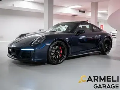 Usata Porsche 911 Carrera 4 GTS 450 CV (330 kW) 2017 Blu notte metallizzato Coupé