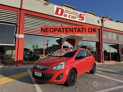 Usata Opel Corsa 86 CV (63 kW) 2013 Rosso Utilitaria