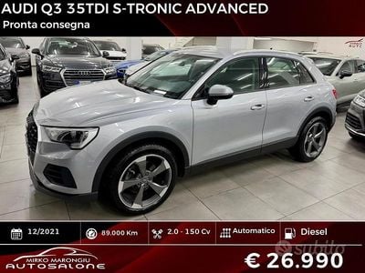 Usata Audi Q3 Advanced 150 CV (110 kW) 2021 Grigio SUV
