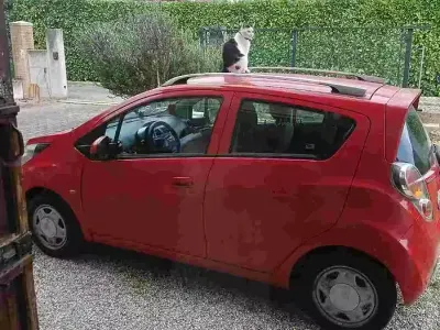 Usata Chevrolet Spark 2010 Rosso Utilitaria