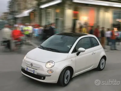 Usata Fiat 500 Pop 69 CV (50 kW) 2009 Blu Cabrio