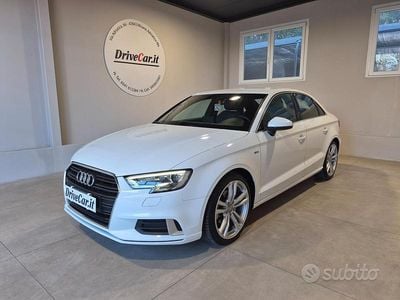 Usata Audi A3 Sport 116 CV (85 kW) 2017 Bianco Berlina
