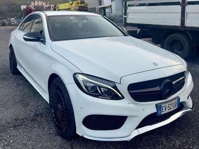 Usata Mercedes C220 170 CV (125 kW) 2014 Bianco Berlina