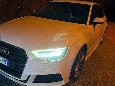 Usata Audi A3 S-Line 2019 Bianco Berlina