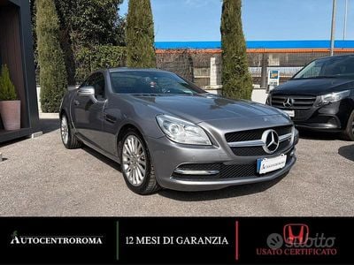 Usata Mercedes SLK200 184 CV (135 kW) 2012 Grigio Cabrio