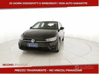 Usata VW Polo Life 95 CV (69 kW) 2023 Nero Utilitaria