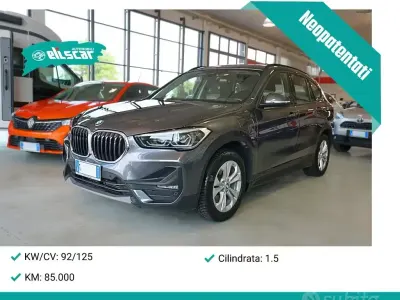 Usata BMW X1 Efficient Dynamics 125 CV (91 kW) 2020 Grigio SUV