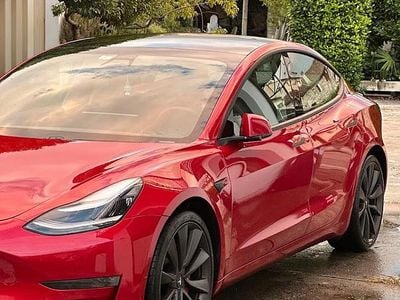 Usata Tesla Model 3 Performance 461 kW (627 CV) 2020 Rosso Berlina