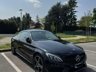 Usata Mercedes C220 Premium 170 CV (125 kW) 2016 Nero Coupé