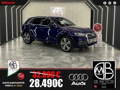 Usata Audi Q5 S-line plus 163 CV (119 kW) 2019 Blu/azzurro SUV