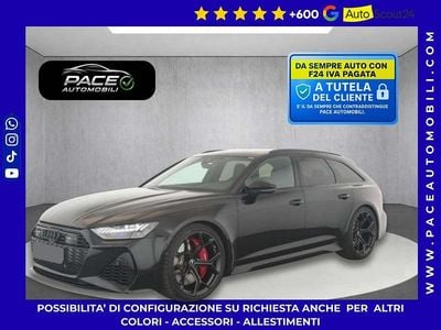 Usata Audi RS6 Performance 630 CV (463 kW) 2024 Nero metallizzato Station wagon