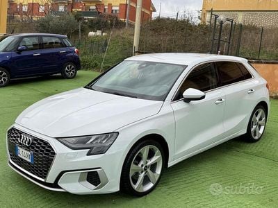 Usata Audi A3 Advanced 149 CV (109 kW) 2022 Bianco Berlina