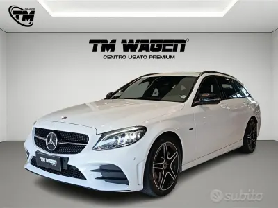 Usata Mercedes C220 194 CV (142 kW) 2021 Bianco Station wagon