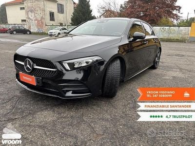 Usata Mercedes A200 Premium 149 CV (109 kW) 2019 Nero Berlina